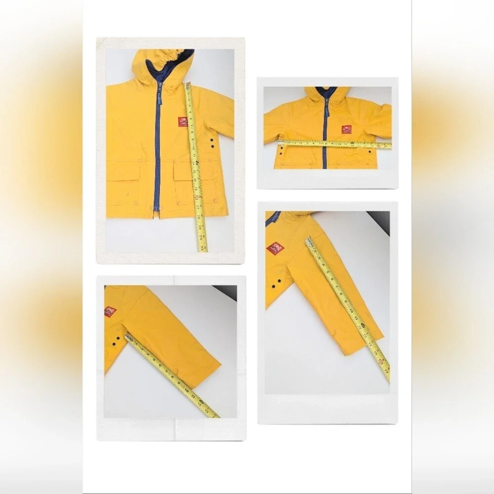 Vintage Caillou Unisex Kids' (Size 3) Lined Hooded Spring/Fall/Rain Jacket/Coat